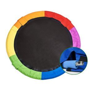 Dārza šūpoles Bocianie Gniazdo XL, 100 cm, 150 kg, daudzkrāsainas, krāsainas karodziņi