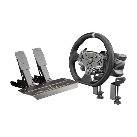 Spēļu komplekts - R3 pamatne + ES stūre + SRP-Lite pedāļi + Moza Racing R3 RS053 skavas (X-BOX, PC)
