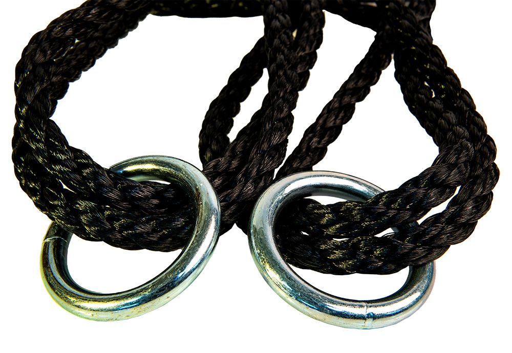 Dārza šūpoles Bocianie Gniazdo XL, 100 cm, 150 kg, daudzkrāsainas, krāsainas karodziņi