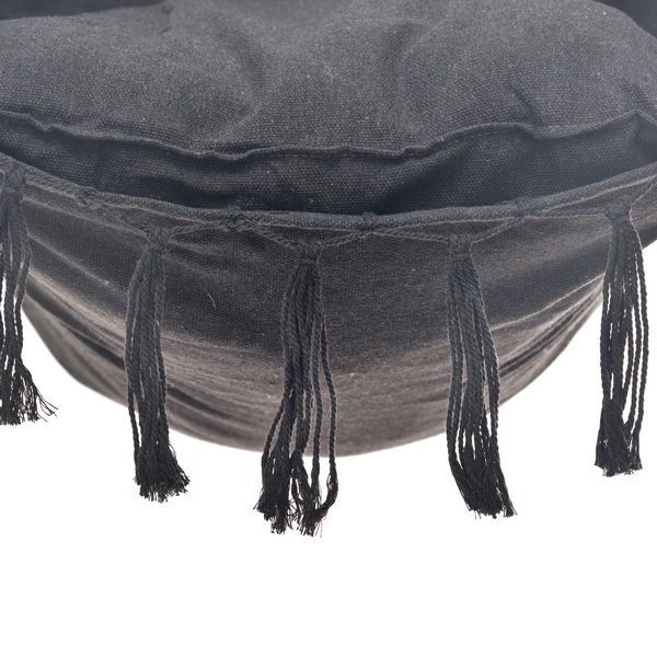 Dārza šūpoles, Brazīlijas piekārtais krēsls ar spilveniem 130 kg grafīta krāsā