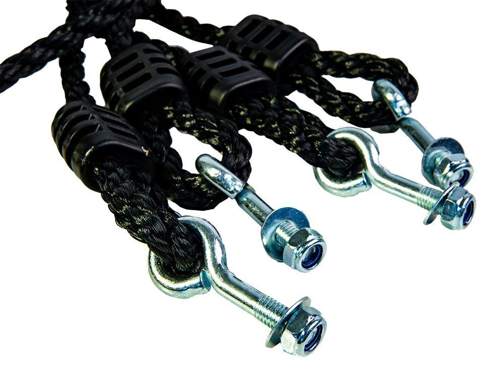 Dārza šūpoles Bocianie Gniazdo XL, 100 cm, 150 kg, daudzkrāsainas, krāsainas karodziņi